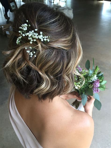  79 Ideas Bridesmaid Hairstyle For Short Hair With Simple Style