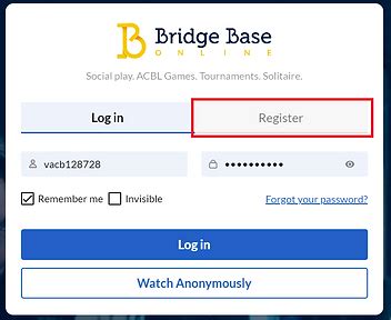 bridge base online login error