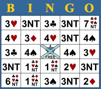 bridge bingo