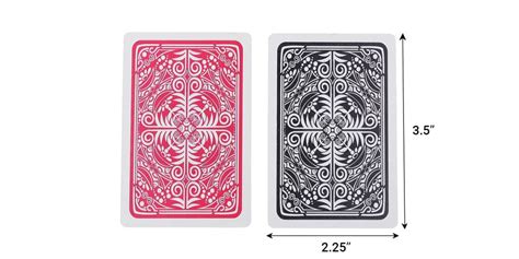 Bridge Card Dimensions