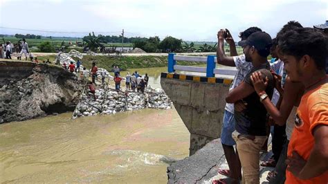 bridge collapse in bihar today