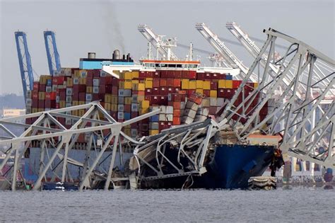 bridge collapse video baltimore