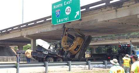 bridge damaged by truck