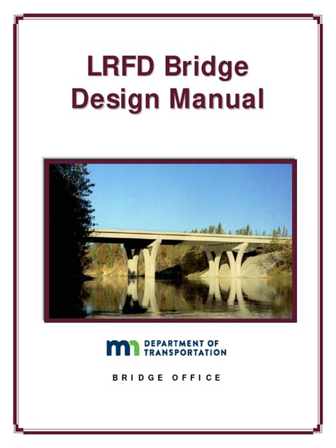 bridge design manual pdf