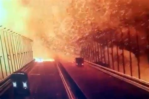 bridge explosion in ukraine