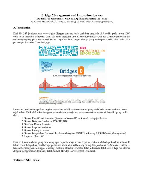 bridge management system indonesia pdf