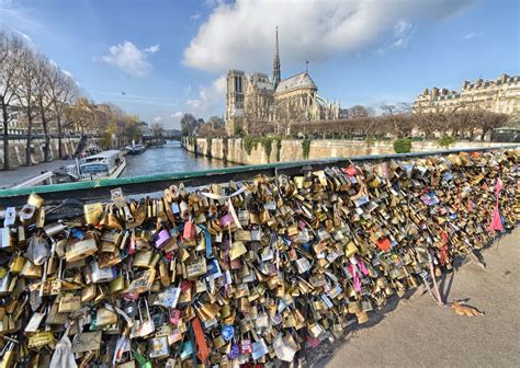 bridge with locks on it