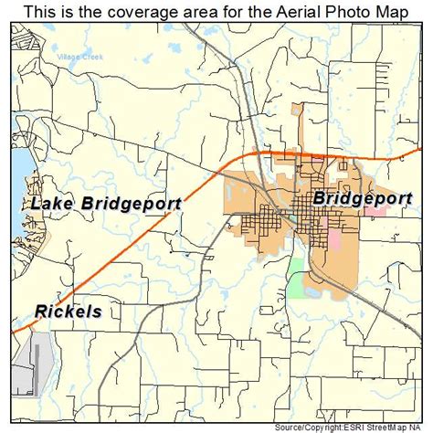 bridgeport tx map