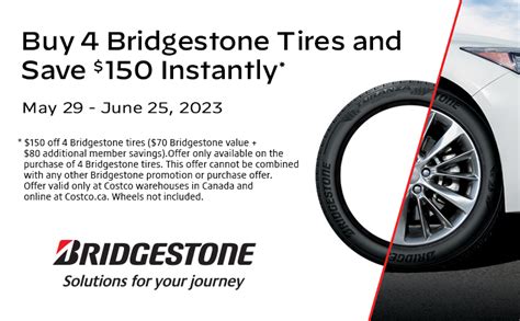 bridgestone tires coupons costco