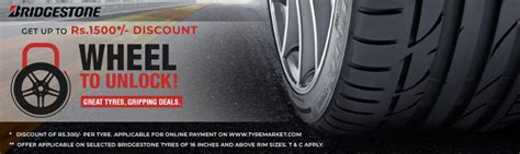 bridgestone tyre offers and discounts near me