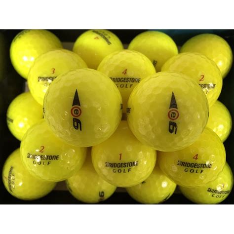 bridgestone yellow golf balls