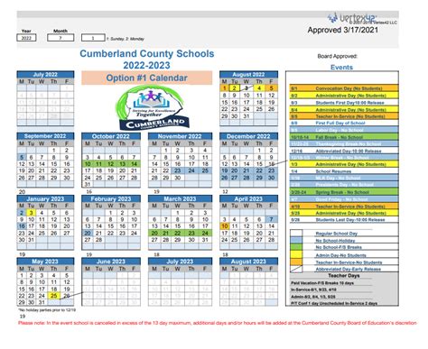bridgeton high school calendar