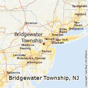 bridgewater nj on map