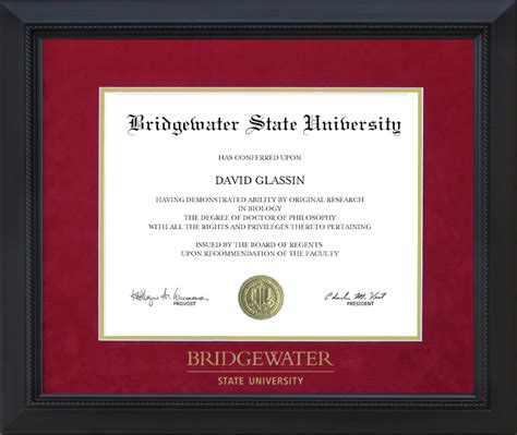 bridgewater state university degree works