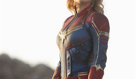 Captain Marvel Brie Larson Powers IPhone Wallpaper