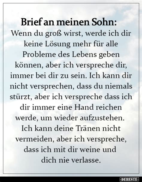 brief an meinen sohn