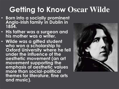 brief introduction of oscar wilde