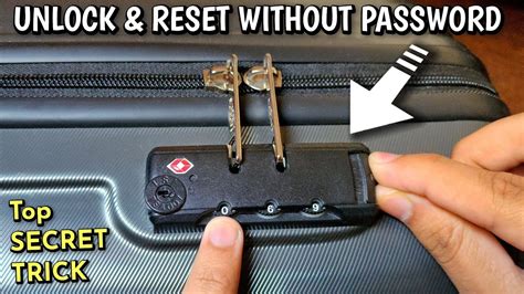 briefcase code lock reset