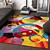 bright colored area rugs