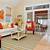 bright colored living rooms