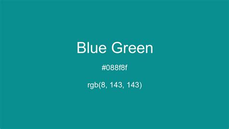 bright blue green hex code