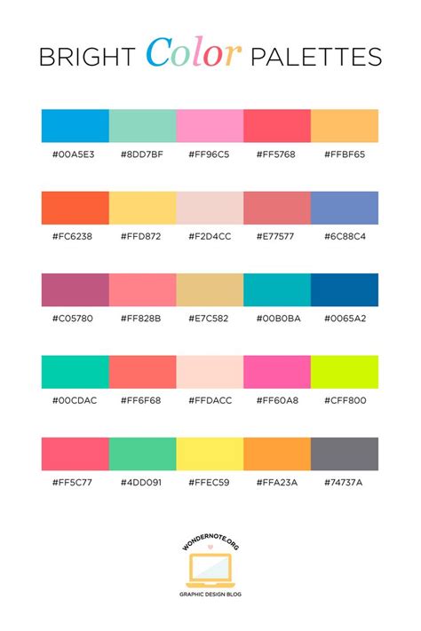 bright color hex code