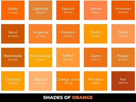 bright orange hex code