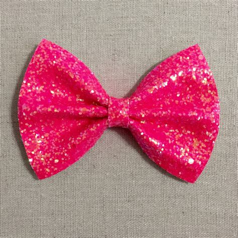 bright pink bow tie