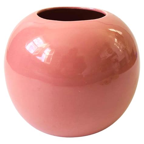 Bright Pink Ceramic Vase