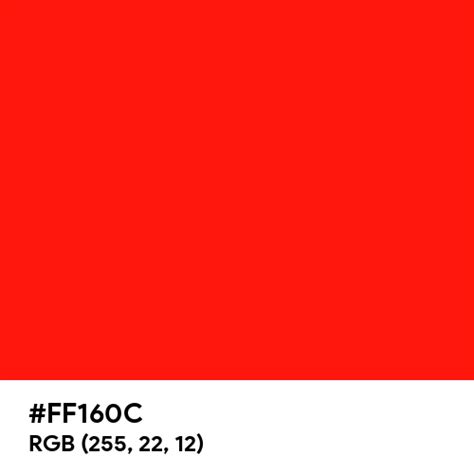 bright red hex color code
