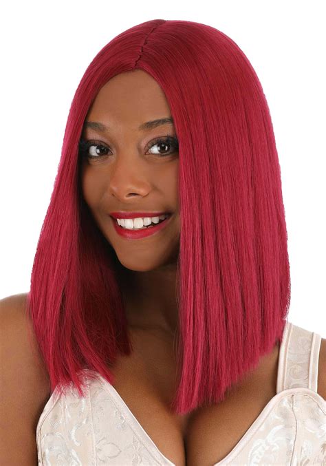 bright red wig