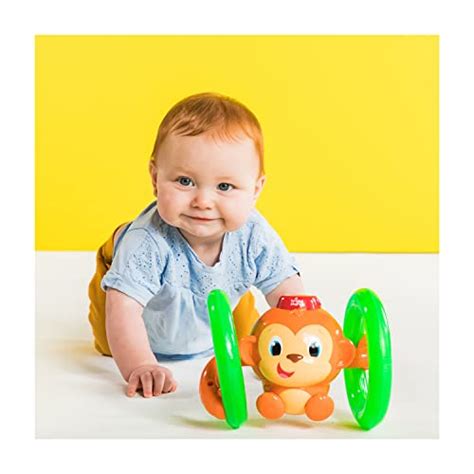 Brinquedo Macaquinho Corredor Bright Starts Roll & Glow Monkey Único