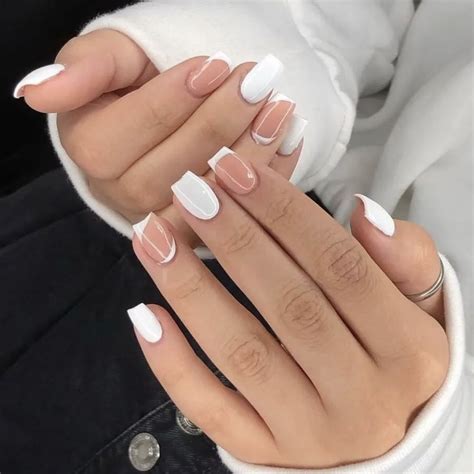 Bright White Nail Tips