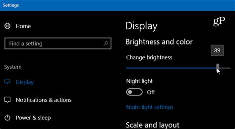 brightness