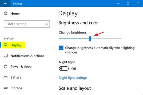 brightness setting on dell desktop