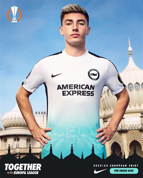 brighton and hove albion europa league kit