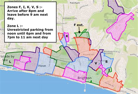 brighton and hove city council parking zones