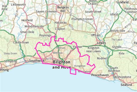 brighton and hove council map