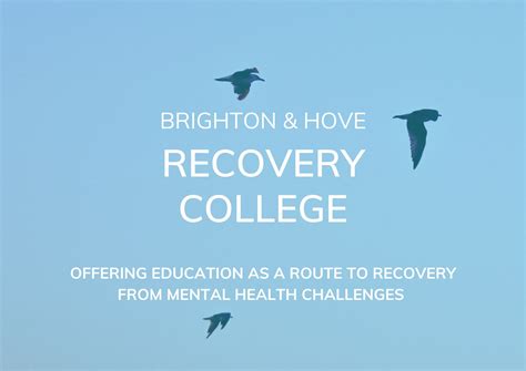 brighton and hove recovery college
