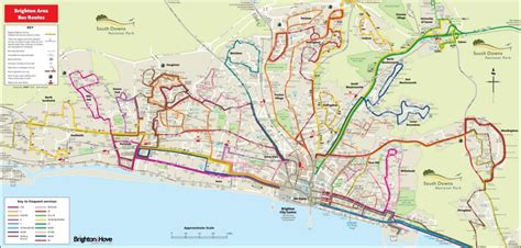 brighton bus services map
