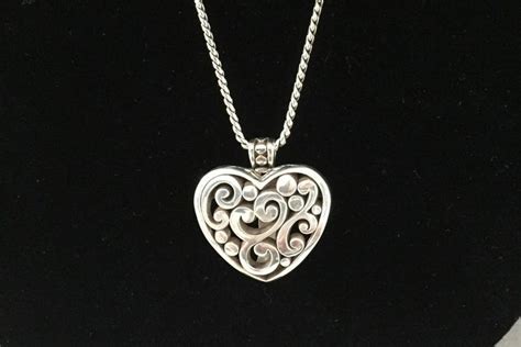 brighton heart necklaces sterling silver