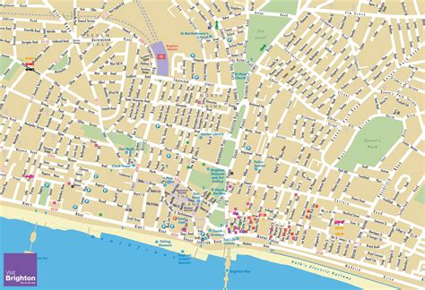brighton town centre map