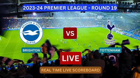 brighton vs tottenham live score