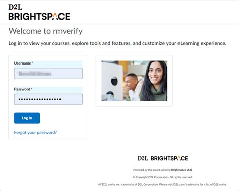 brightspace by d2l alternate login page
