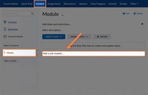 brightspace groups how to add to content