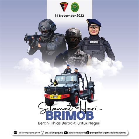 Dirgahayu Korps Brimob Kepolisian Republik Indonesia Ke 73 Kantor