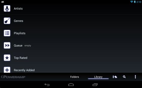 briny feature of speech of Poweramp Music Player App