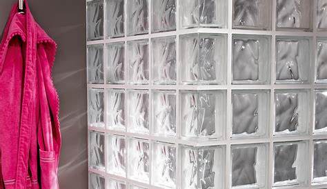 Brique de verre, transparent ondulé brillant Leroy Merlin