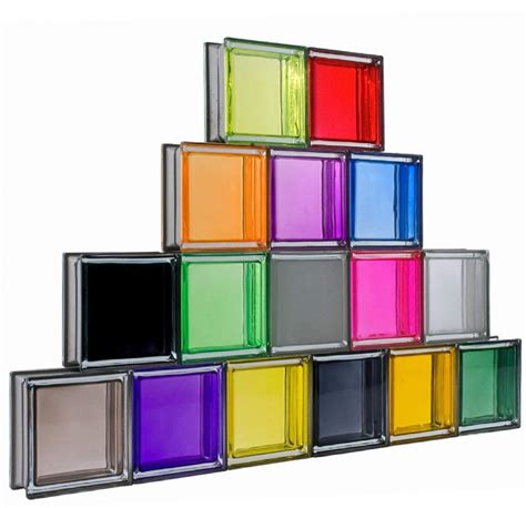 Brique De Verre Couleur / Colored Glass Block Window Glass Block