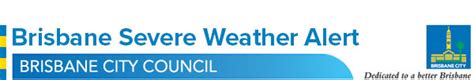brisbane city council weather alerts